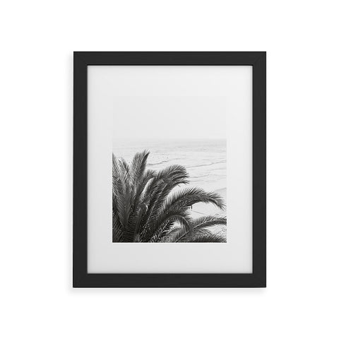 Bree Madden Ocean Palm Framed Art Print