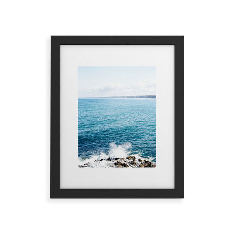 Bree Madden Ocean Splash Framed Art Print