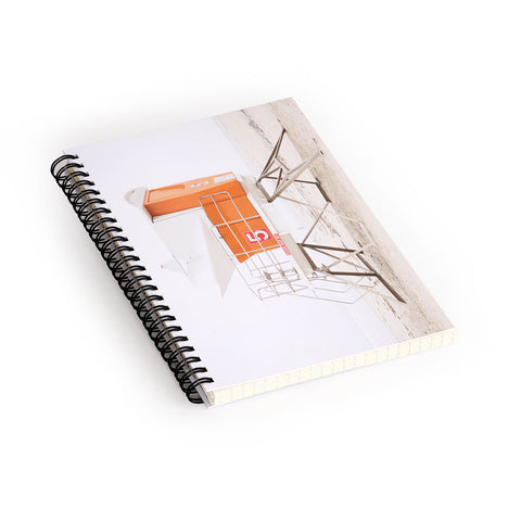 Bree Madden Orange Beach Tower Spiral Notebook