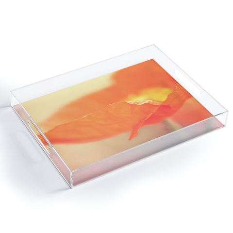 Bree Madden Orange Bloom Acrylic Tray