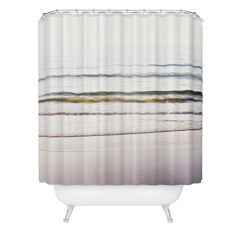 Bree Madden Painted Waves Shower Curtain