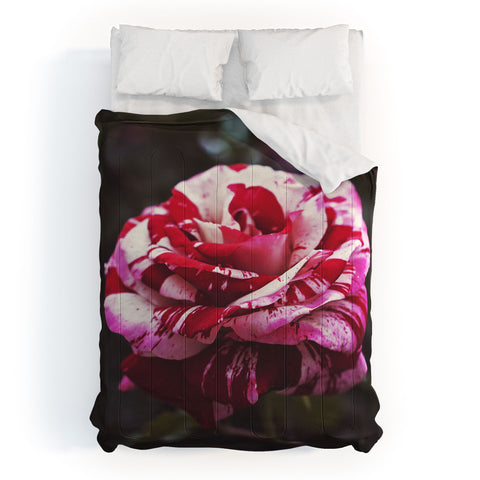 Bree Madden Painting Roses Red Comforter