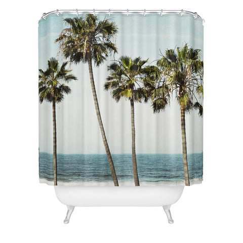 Bree Madden Palm Ocean Shower Curtain