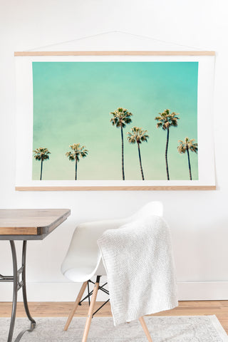 Bree Madden Palm Tree Ombre Art Print And Hanger