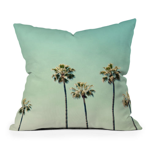 Bree Madden Palm Tree Ombre Throw Pillow