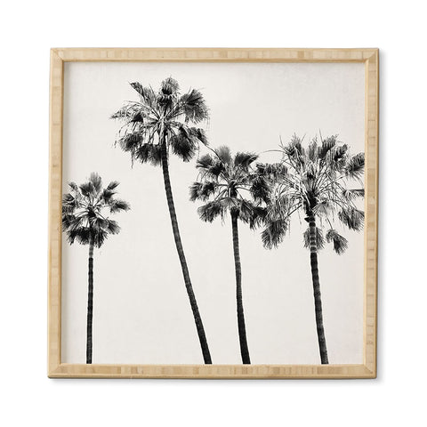 Bree Madden Palm Trees BW Framed Wall Art