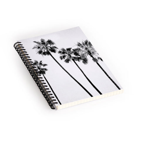 Bree Madden Palm Trees BW Spiral Notebook