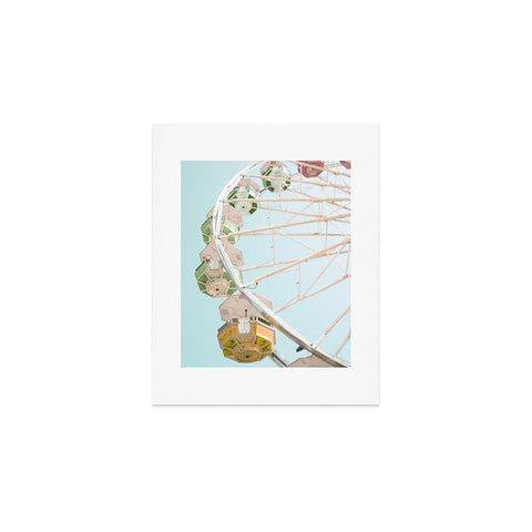 Bree Madden Pastel Ferris Wheel Art Print