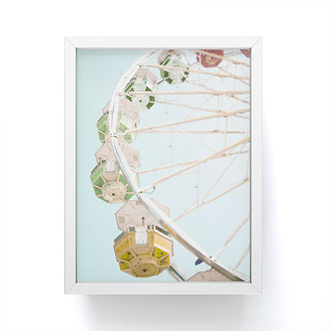 Bree Madden Pastel Ferris Wheel Framed Mini Art Print