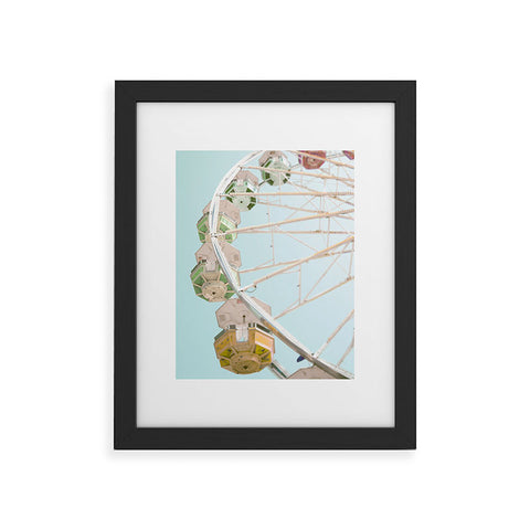 Bree Madden Pastel Ferris Wheel Framed Art Print