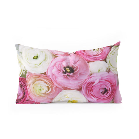 Bree Madden Pastel Floral Oblong Throw Pillow