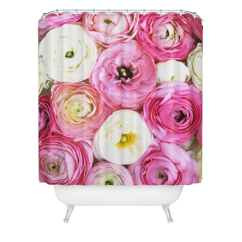 Bree Madden Pastel Floral Shower Curtain