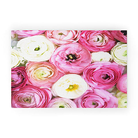 Bree Madden Pastel Floral Welcome Mat
