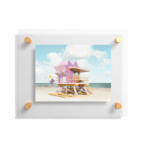 Bree Madden Pastel Miami Floating Acrylic Print