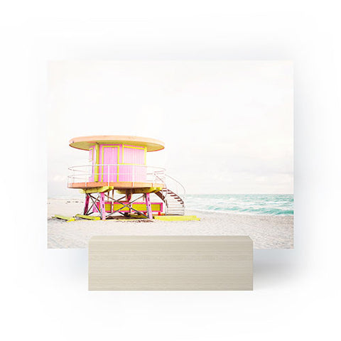 Bree Madden Pink Miami Mini Art Print