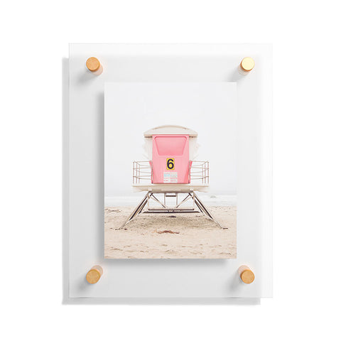 Bree Madden Pink Tower 6 Floating Acrylic Print