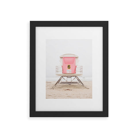 Bree Madden Pink Tower 6 Framed Art Print