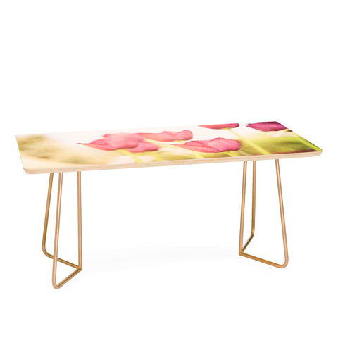 Bree Madden Pink Tulips Coffee Table