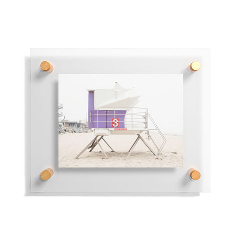 Bree Madden Purple Tower Floating Acrylic Print
