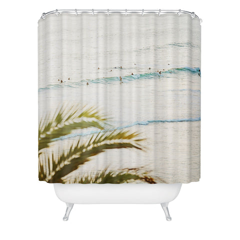 Bree Madden Retro Surf Shower Curtain