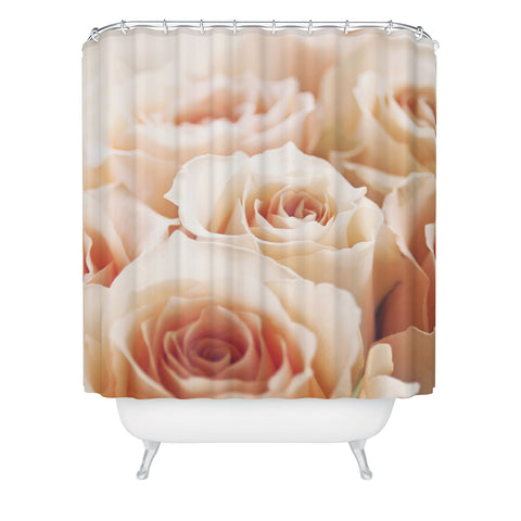 Bree Madden Rose Petals Shower Curtain
