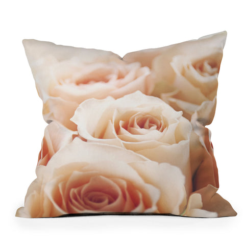 Bree Madden Rose Petals Throw Pillow