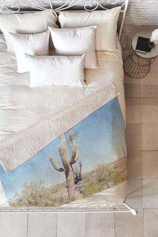 Bree Madden Saguaro Fleece Throw Blanket