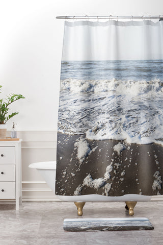 Bree Madden Sand To Surf Shower Curtain And Mat