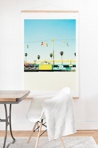 Bree Madden Santa Cruz Beach Art Print And Hanger