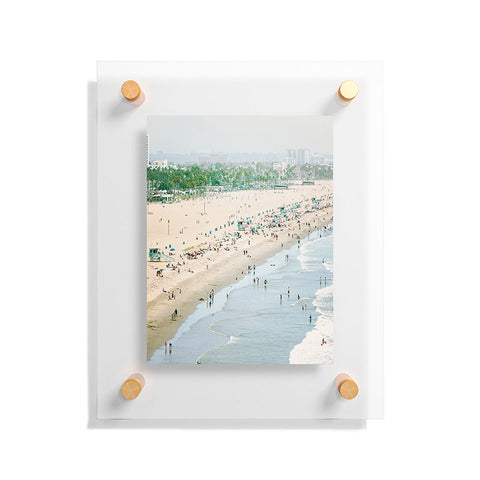 Bree Madden Santa Monica Beach Floating Acrylic Print