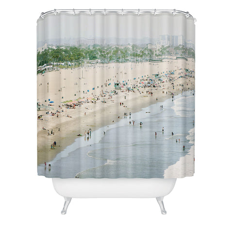 Bree Madden Santa Monica Beach Shower Curtain