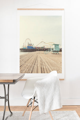 Bree Madden Santa Monica Pier Art Print And Hanger