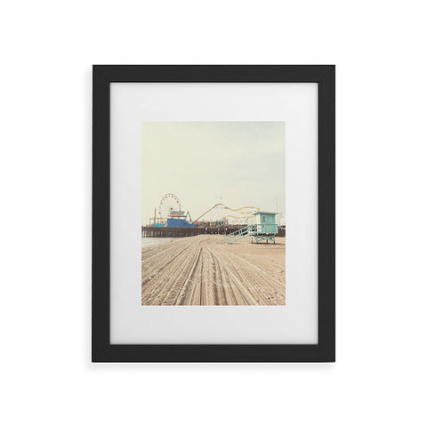Bree Madden Santa Monica Pier Framed Art Print