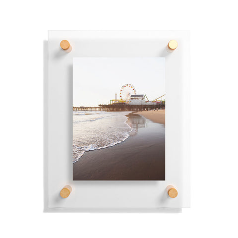 Bree Madden Santa Monica Sunset Floating Acrylic Print