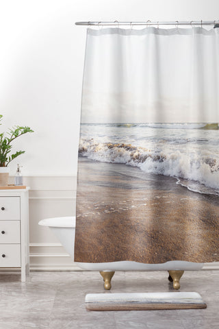 Bree Madden Simple Sea Shower Curtain And Mat