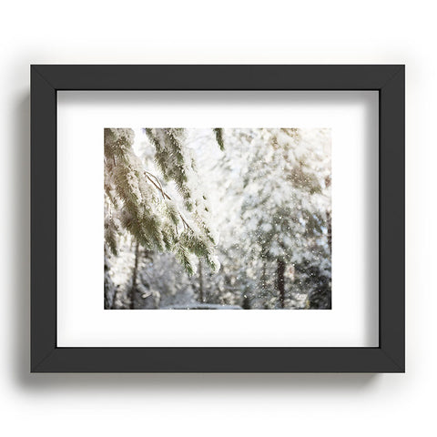 Bree Madden Snow Falling Recessed Framing Rectangle