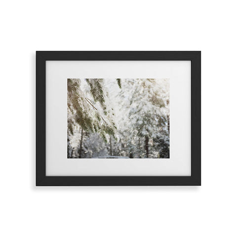 Bree Madden Snow Falling Framed Art Print