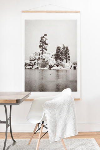 Bree Madden Snowy Lake Art Print And Hanger