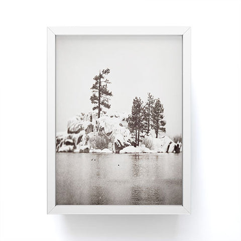 Bree Madden Snowy Lake Framed Mini Art Print