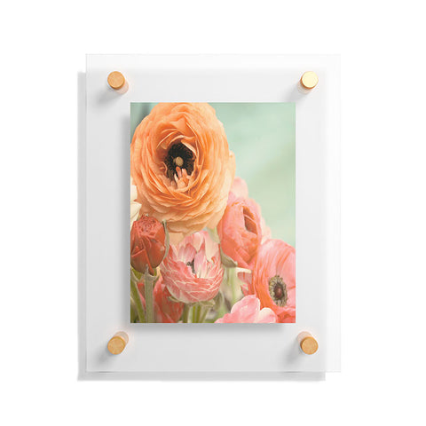 Bree Madden Spring Ranunculus Floating Acrylic Print