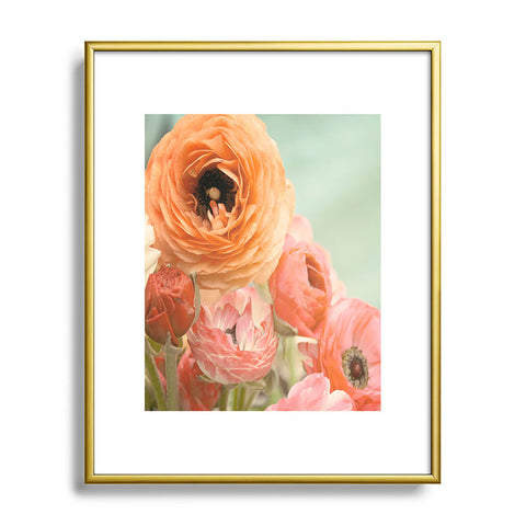 Bree Madden Spring Ranunculus Metal Framed Art Print