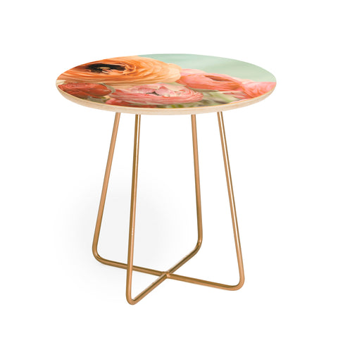 Bree Madden Spring Ranunculus Round Side Table