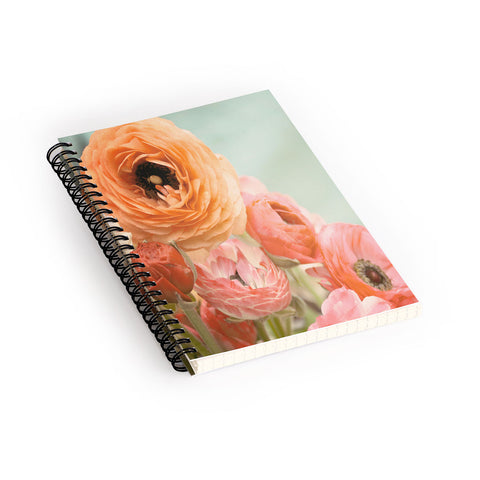 Bree Madden Spring Ranunculus Spiral Notebook