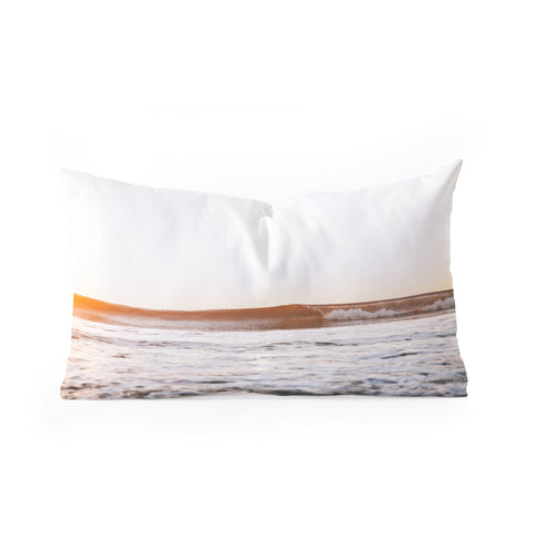 Bree Madden Sunset Surf Oblong Throw Pillow