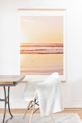 Bree Madden Sunset Tangerine Art Print And Hanger