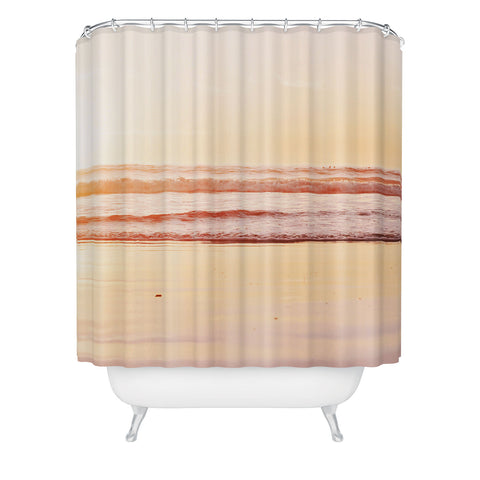 Bree Madden Sunset Tangerine Shower Curtain