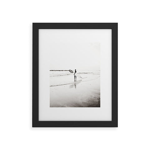 Bree Madden Surf Check Framed Art Print