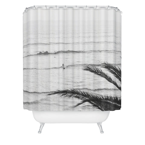 Bree Madden Surf Palms Shower Curtain