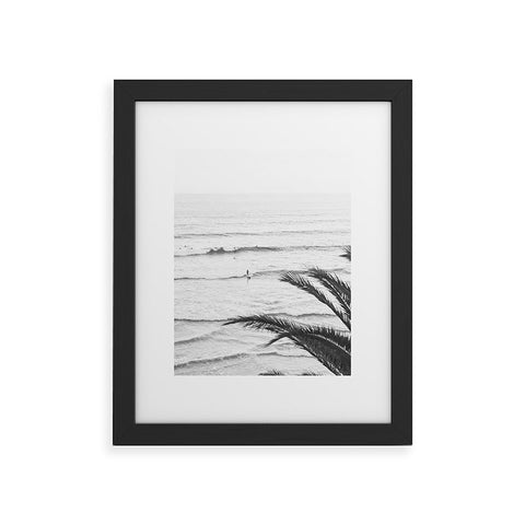 Bree Madden Surf Palms Framed Art Print