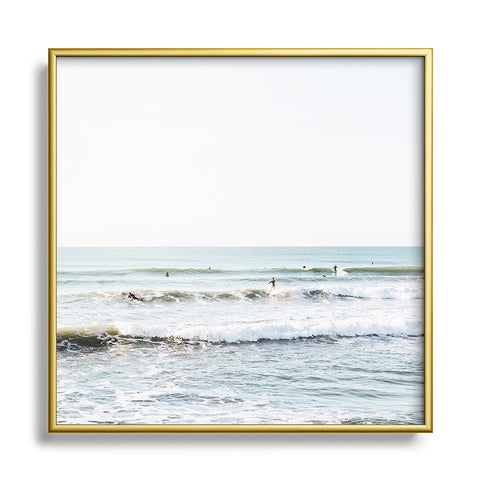 Bree Madden Surfers Point Metal Square Framed Art Print